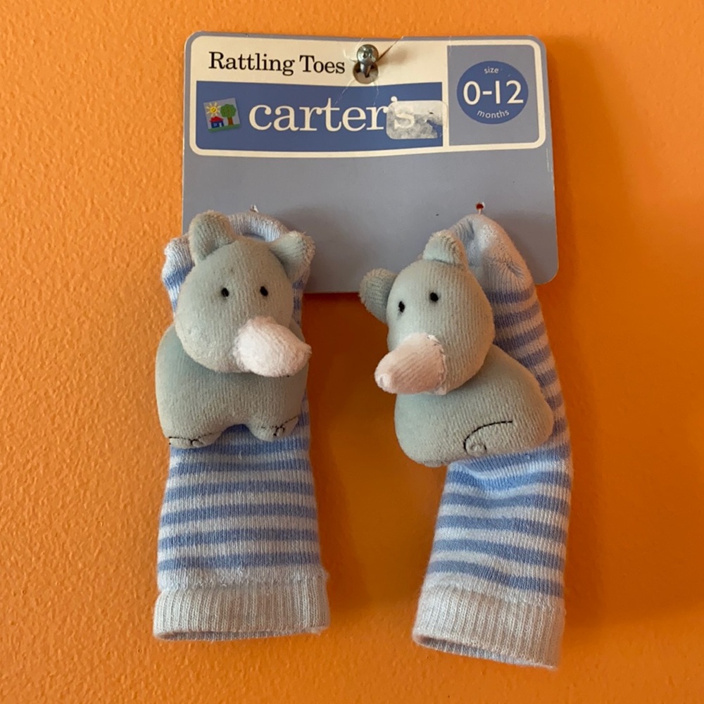 Carter’s Rattling Toes Socks/Booties